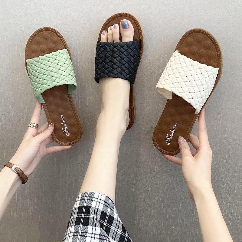 Slippers, Women's Summer Wear  Home Non-slip Shoes  Female Students  Korean Fashion Shoes  Ladies Sandals