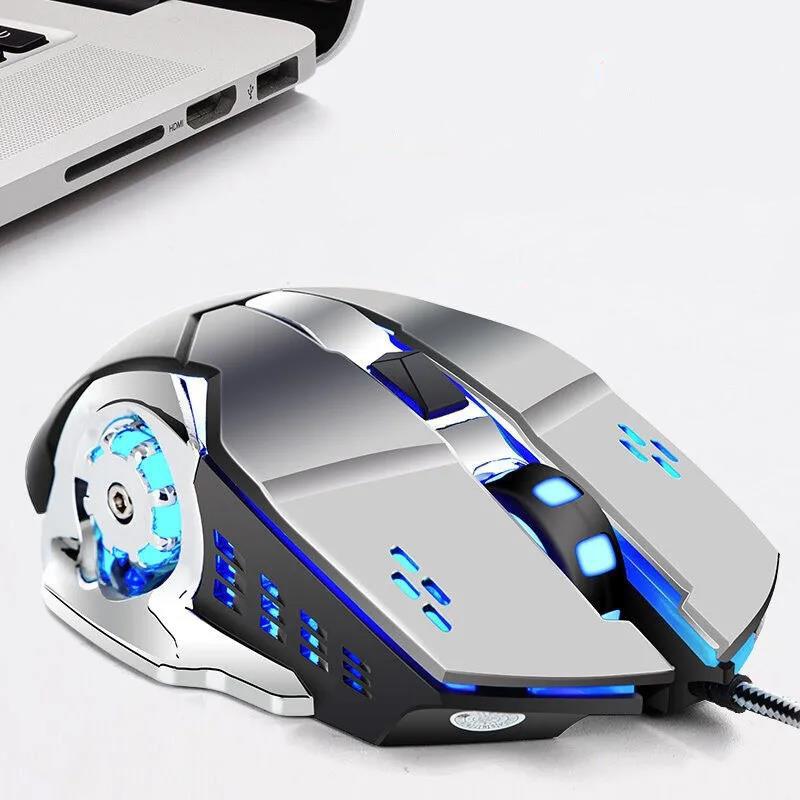Computer Gaming Mouse Wired Usb Silent Gaming Mechanical Mouse Desktop Notebook Universal Mouse