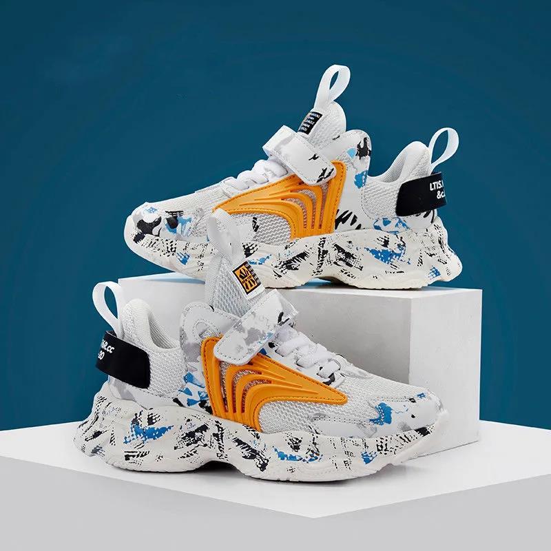 Kids Sport Shoes for Boys Running Sneakers Casual Sneaker Breathable Children's Fashion Shoes Spring Autumn Platform Light Shoes