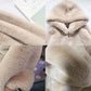 Autumn and Winter Imitation Rex Rabbit Fur Grass Loose Korean Fashion Mid-length Plush Coat Women Mid-length 2021 New Thick Hooded Jacket