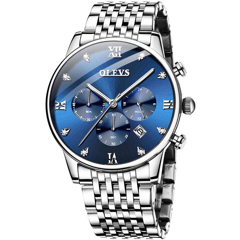 Mens Watch Fashion Stainless Steel Watch Men Waterproof Hollow Automatic Machine Wristwatches