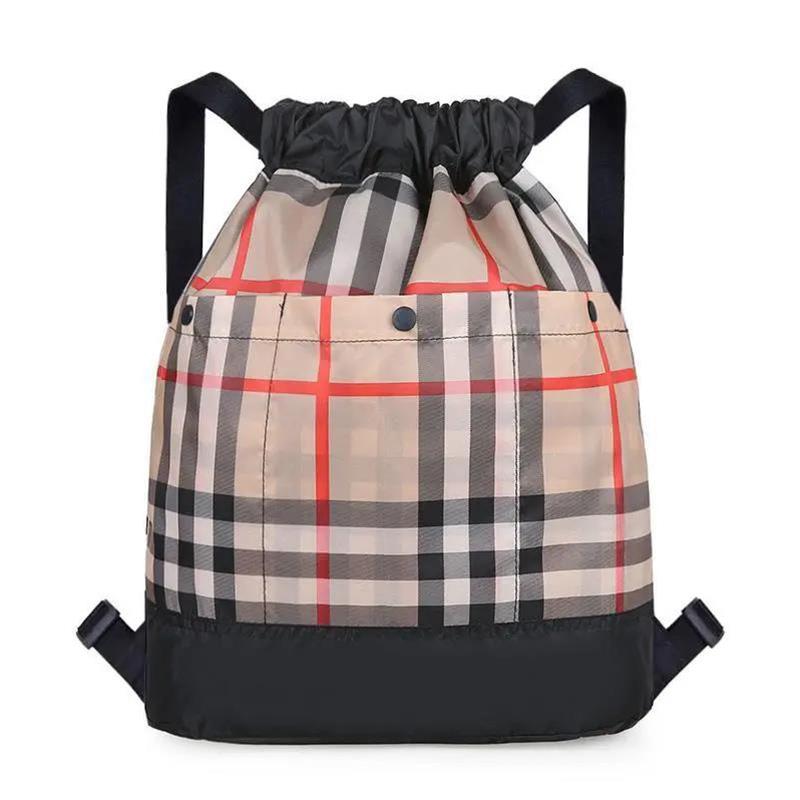 Lightweight Travel Ladies Large Bag Nylon Drawstring Pocket All-match Backpack Sports Backpack Student Large Capacity