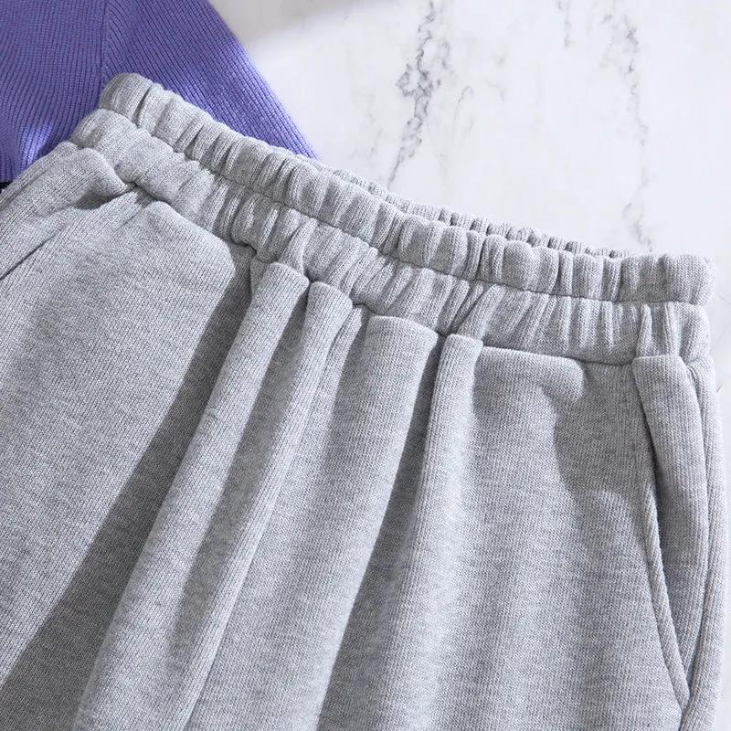 Spring and Summer Casual Pants Korean Version of Loose Small Man All-match Thin Section Waistband Sports Pants Women's Trend