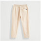 Men's Summer Linen Ninth Pants Loose Straight Casual Trousers Thin Cotton Linen Pants Youth Sweatpants Adjustable Elastic Waist Pants