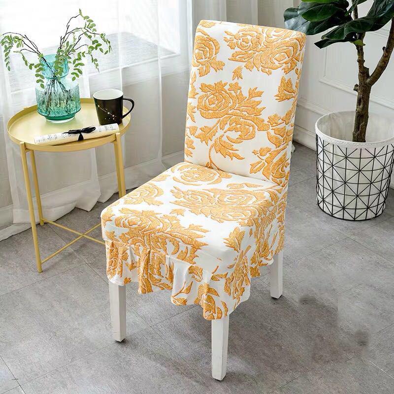 Printing chair cover Slipcovers  Removable Dining seat Covers Hotel Banquet restaurant