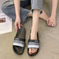Summer Sandals and Slippers for Home Indoor Home Bathroom Bath Non-slip Plastic Soft Bottom Female Home Slippers It's A Little Bit Smaller