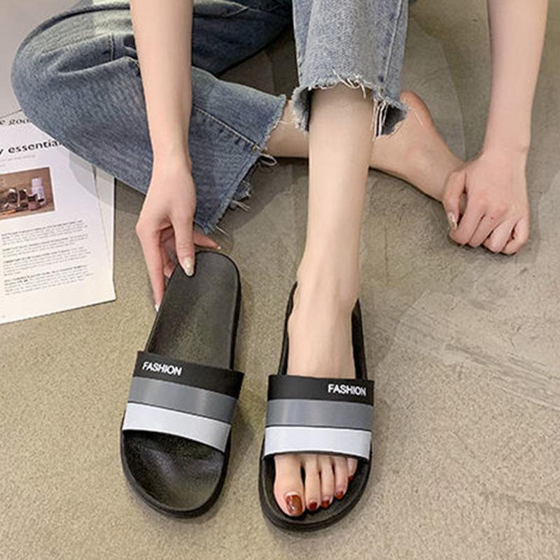 Summer Sandals and Slippers for Home Indoor Home Bathroom Bath Non-slip Plastic Soft Bottom Female Home Slippers It's A Little Bit Smaller