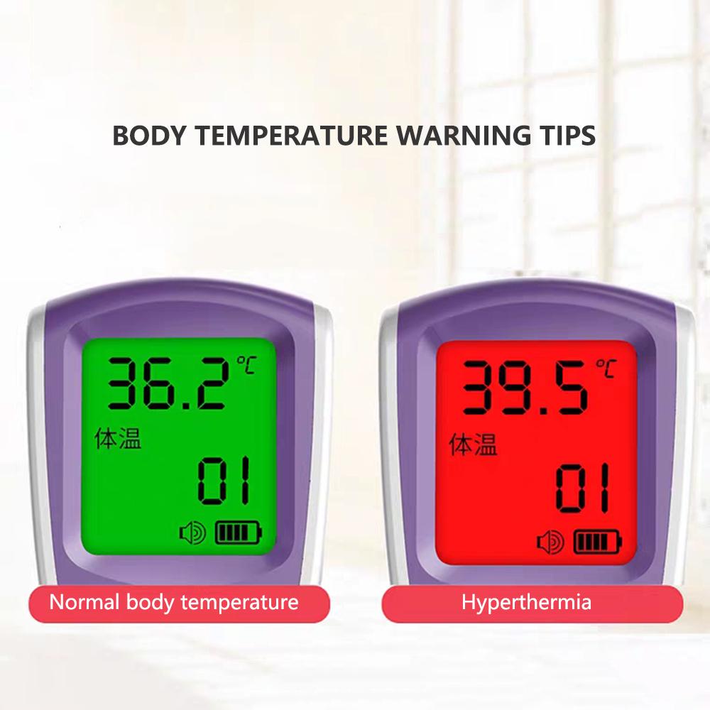 Adult Kids Digital Non-Contact Infrared Forehead Thermometer Body Temperature Measurement Device