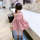 Girls Summer Sling Dresssummer Solid Color Flower Children's Princess Dress Kid