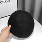 Chain Beret Women's Autumn and Winter Woolen Warm Hat Retro Painter Hat