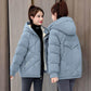 Cotton-padded Jacket Women's Winter Loose Hooded Regular Print Cotton-padded Jacket Women's Jacket