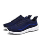 Men's Breathable Sports Shoes Versatile Casual Running Shoes Mesh Flyknit Men's Shoes