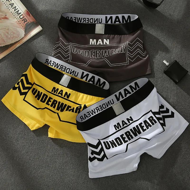 3-pack Men's Underwear, Cotton Comfortable, Breathable Boxer Briefs