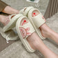 Cute Slippers Men Summer Cartoon Rabbit Home Couple Slippers Bathroom Non-slip Home Sandals Women Summer Outdoor Wear