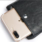 Business Long Wallet Men Women Anti-theft Zipper Dark Buckle Leather Card Package Clutch Coin Bag