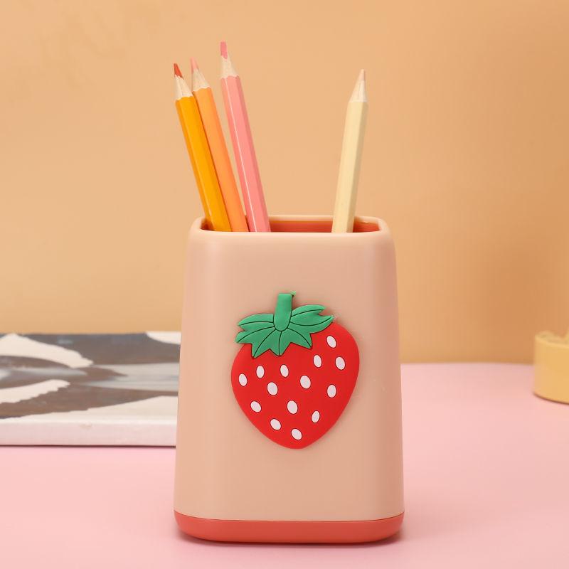Simple Ins Pen Holder Cartoon Cute Creative Personality Student Storage Box Office Desktop Stationery Storage Box