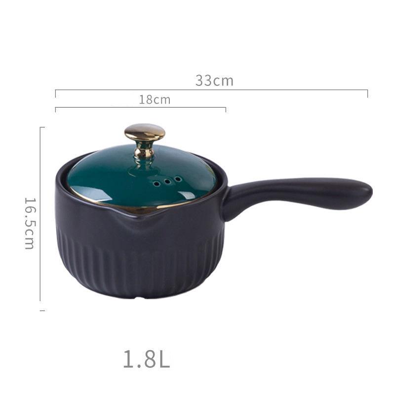 Small Milk Pot Complementary Food Pot Instant Noodle Casserole Non-stick Milk Pot High Temperature Nutrition Pot Gas