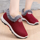 Winter Women's  Shoes Middle-aged and Elderly Plus Velvet Padded Sports Shoes Non-slip Warm Mother's Cotton Shoes