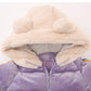 Children's Clothing Girls' Winter Clothing Mid-length Padded Coat Autumn Children's  Foreign Style Padded Coat Cotton Coat Cute