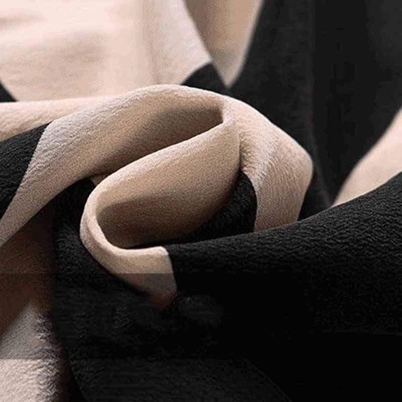 Imitation Silk Stitching T-shirt Women Spring and Summer New Short-sleeved Loose Round Neck Printed Top Blouse