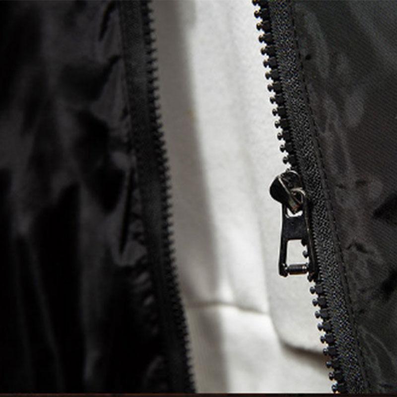 Spring and Autumn Men's Zipper Jacket Teen Jacket Trend Student Gown Thin Large Size Hooded Sports Top