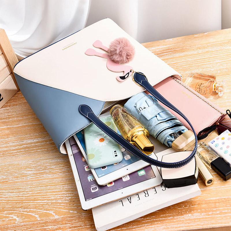 Handbag Women All-match Fashion One-shoulder Women's Bag Large Capacity Tote Bag Commuter Bag