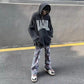 Men's Oversize Sweater All-match Hoodie Couple Hip-hop Lazy Style Loose Pullover Sweater Men and Women Loose Large Size Ins Style Long-sleeved Top