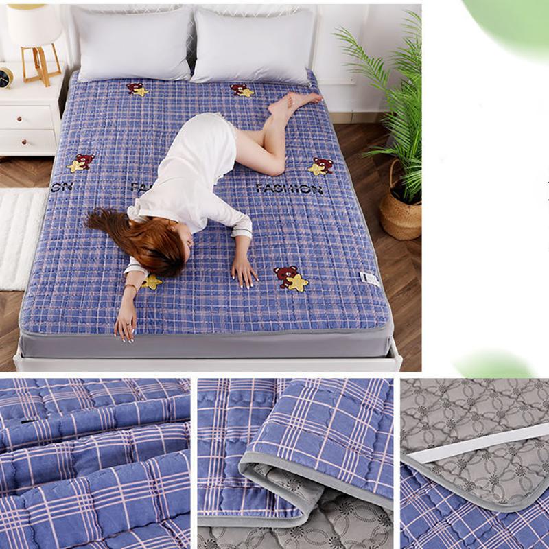 Dormitory Machine Washable Mattresses Four Seasons Non-slip Protection Cushions Bed Cushions Double Thin Mattresses