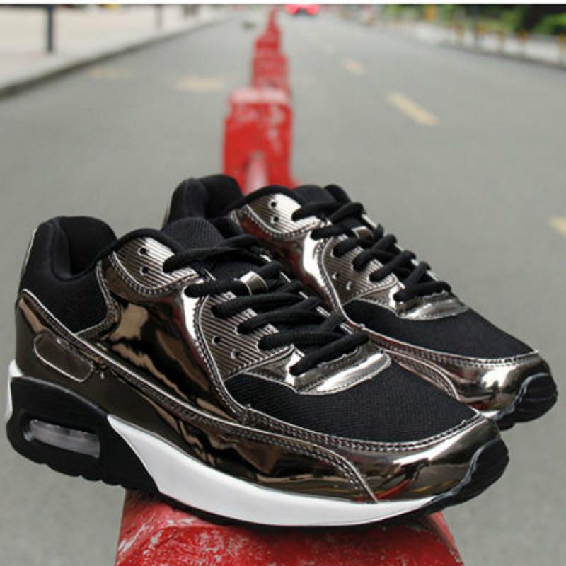 Breathable Running Men's Shoes Korean Couple Air Cushion Sports Men Daddy Shoes Men Lightweight and Comfortable