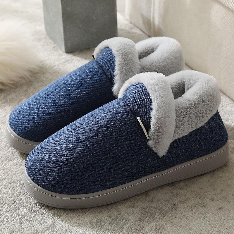 Winter Warm and Comfortable Thick-soled Cotton Shoes Non-slip Thick Plush Shoes