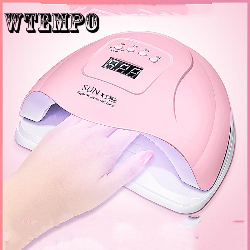 UV LED Lamp Nail Dryer Phototherapy Fingernail Toenail Gel Polish Curing Lamp Smart