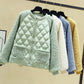 Cotton Jacket Women's Short Korean Version of Loose Lamb-like Wool Stitching Cotton-padded Jacket Small Quilted Jacket Winter Jacket