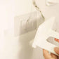Hair Dryer Rack Free Punching Toilet Wall-mounted Hair Dryer Holder Bathroom Dryer Storage Rack Home Organizer Small Hook Rack