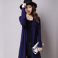 Spring and Autumn Long Knit Jacket Long Sleeve Cardigan Loose Sweater Student Slim Temperament Female Coat