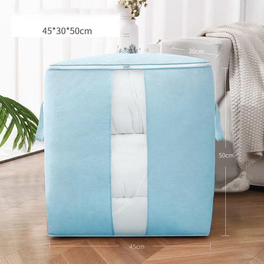 Large Capacity Non Woven Zipper Clothes Organizer Storage Bag Lightweight Waterproof Large Capacity Dustproof Storage Bag