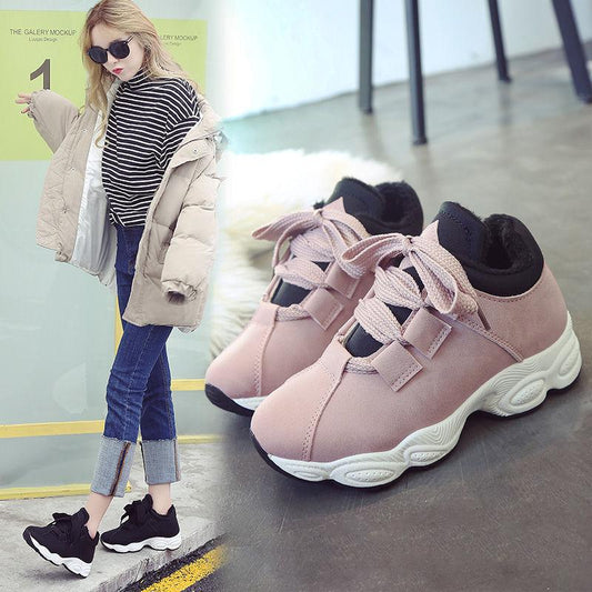Women Walking Sneakers Casual Student Breathable Sneakers Platform Travel Running Shoes