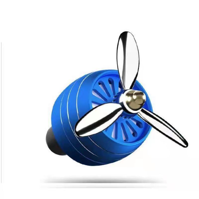 Car Aroma Diffuser Simulation Propeller Engine Decoration Accessories Air Conditioning Outlet Plug-in