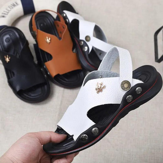 Boys Sandals Summer Student Boys Soft Bottom Non-slip Children's Baby Shoes Children's Beach Sandals