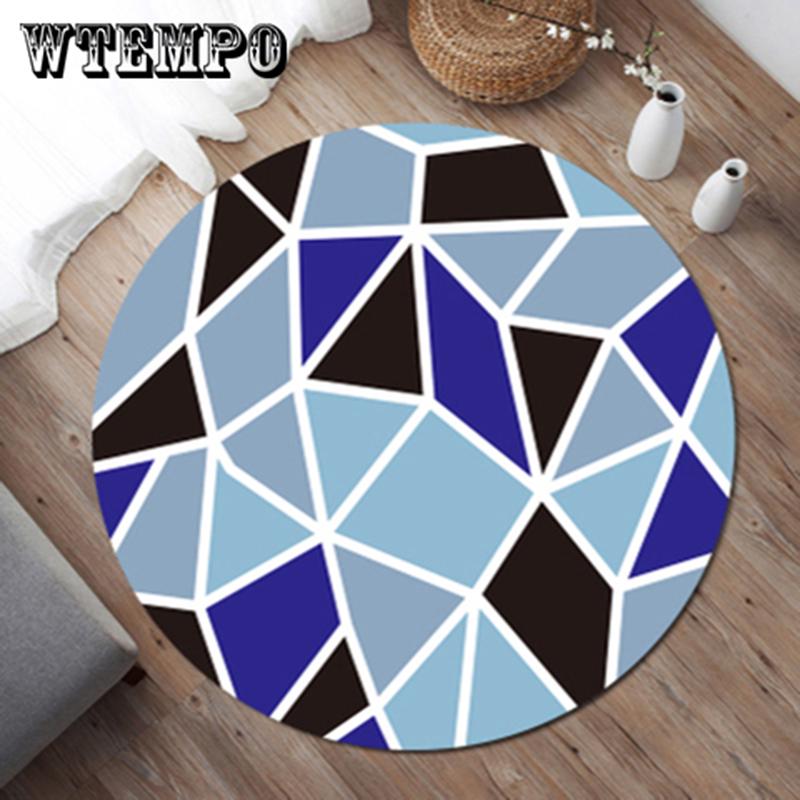 Geometric Flower Floor Carpet Rugs Nordic Style Children Carpet Living Room Tea Table
