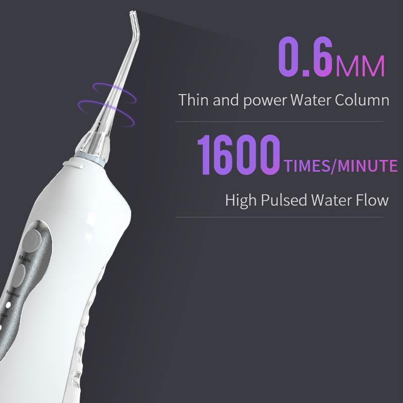 Electric Pulse Tooth Cleaner Portable Household Tooth Cleaner Tooth Cleaning Artifact Tooth Stains Dental Calculus and Tartar Smart Tooth Cleaner