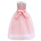 Girls' Fluffy Dresses Christmas Evening Dresses, Children's Long Skirts, European and American Style Children's Skirts