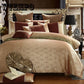 4pcs Stain Silk Jacquard Cotton Lace Duvet Cover Bedding Set Luxury King Queen Size Bed Sheet Set