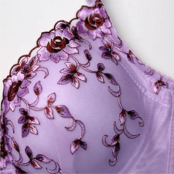 Floral Bras Sexy Push Up Bra for Women Plus Size Underwear Lingerie Thin Wire Free D Bralette Woman Push Up Bras