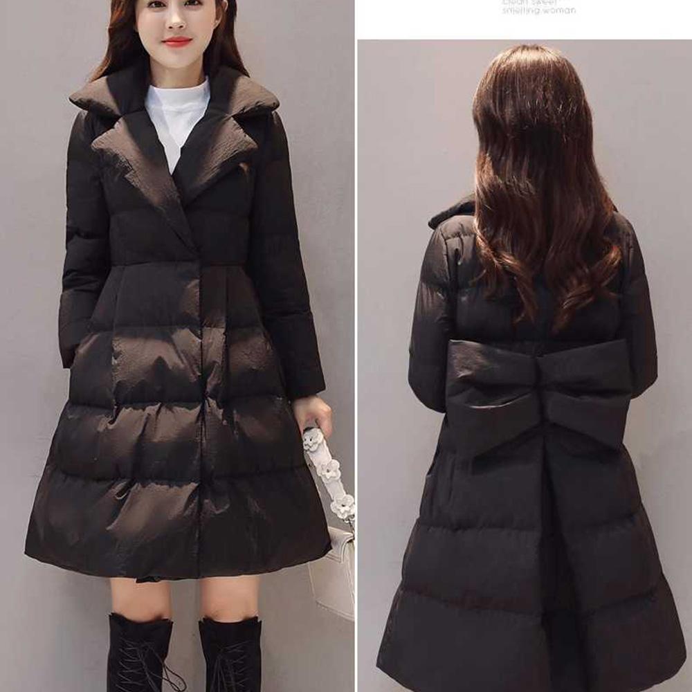 Cotton-padded Jacket Women's Mid-length Loose A-line Skirt Waist Down Padded Jacket Padded Jacket Winter Jacket
