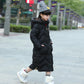 Winter Girls' Cotton-padded Clothes Thick Velvet Pike Clothing Fashion Long Kids Winter Parkas