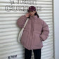 Winter Padded Jacket Padded Oversize Jacket Women Tooling Padded Jacket Women Korean Loose BF Style