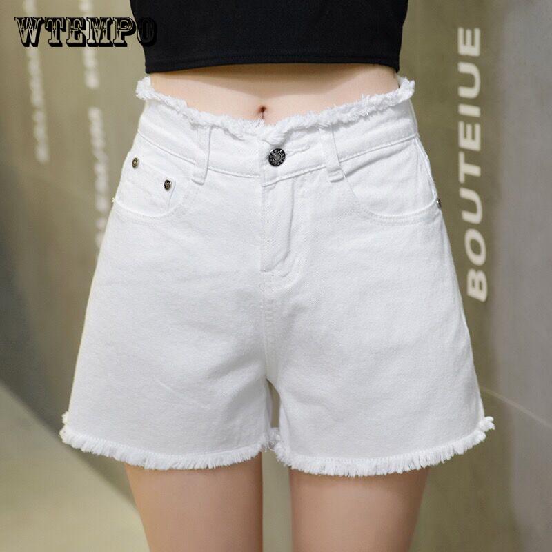 Jeans Shorts Summer Women Sexy Hollow Out Bandage Ripped Hole Casual Short Pants