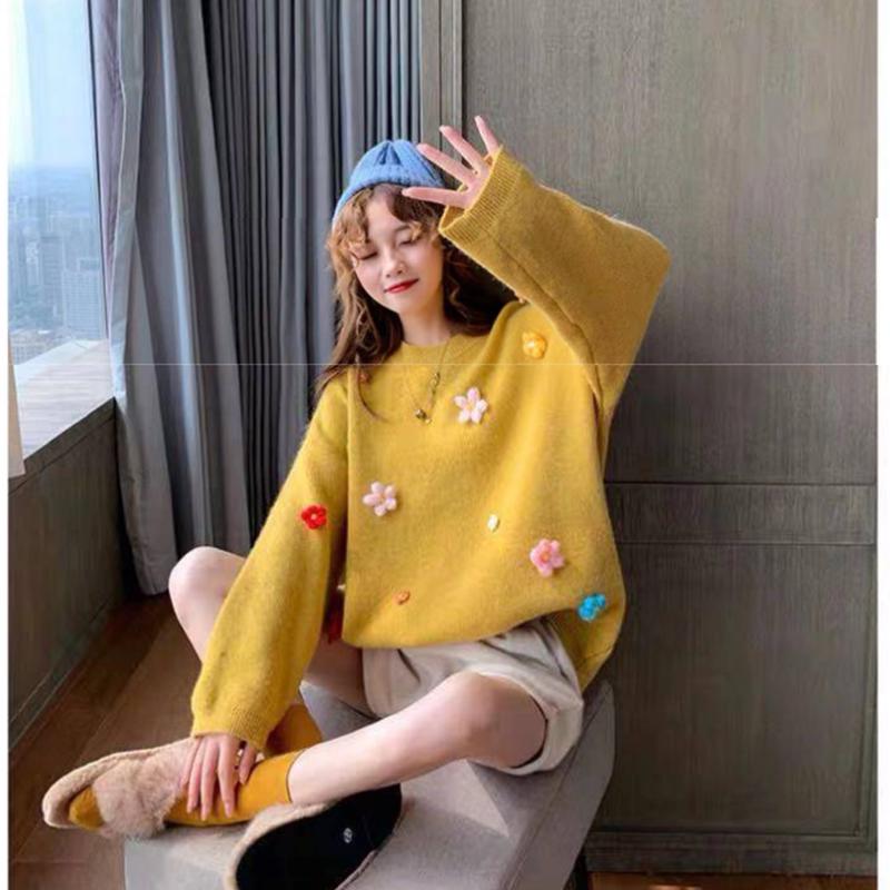 Autumn and Winter Loose Wild Small Fresh Sweater Women Tidesweater Women's Pullover