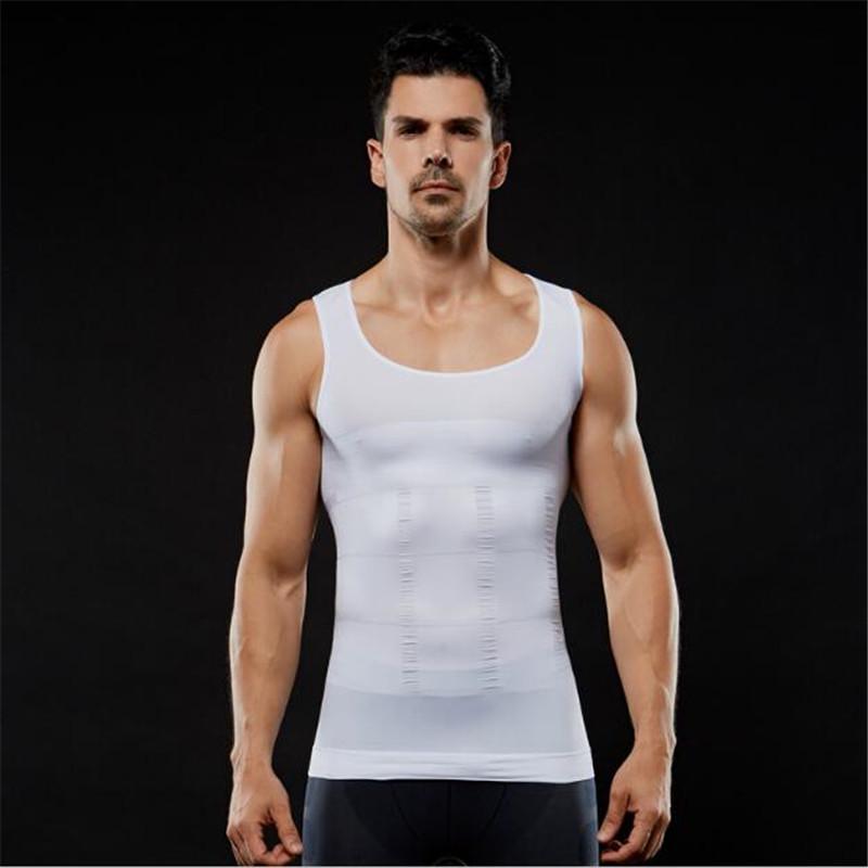 Men Firm Tummy Belly Buster Vest Control Slimming Body Shaper Underwears Shapers Plastic Body Clothe