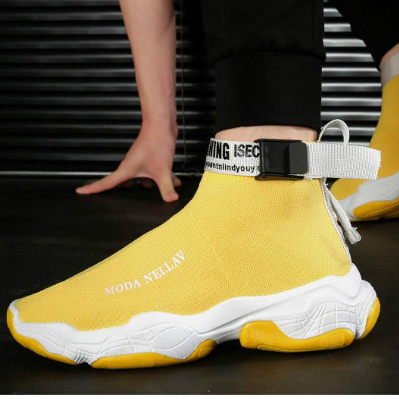 High-top Sneakers Men's Summer Korean Version of Wild Socks Shoes Youth Students Tide Shoes Men